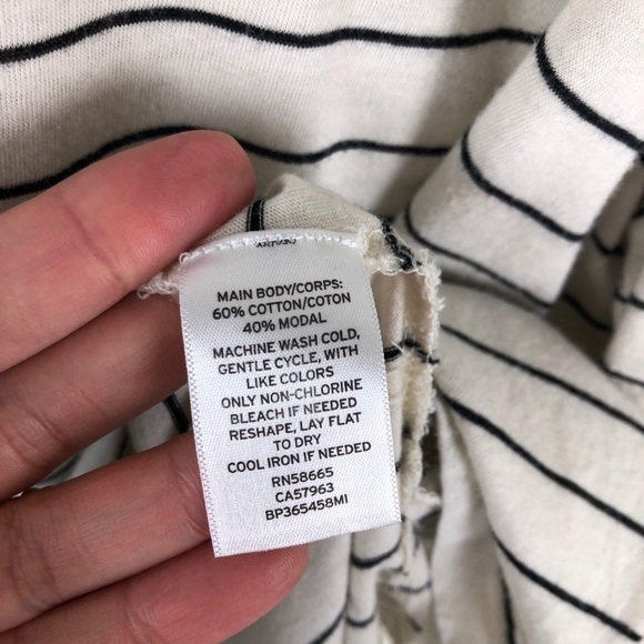 B.P.- Striped top with side slits casual wear top - Picture 8 of 9